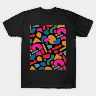 Abstract pattern 80s style T-Shirt